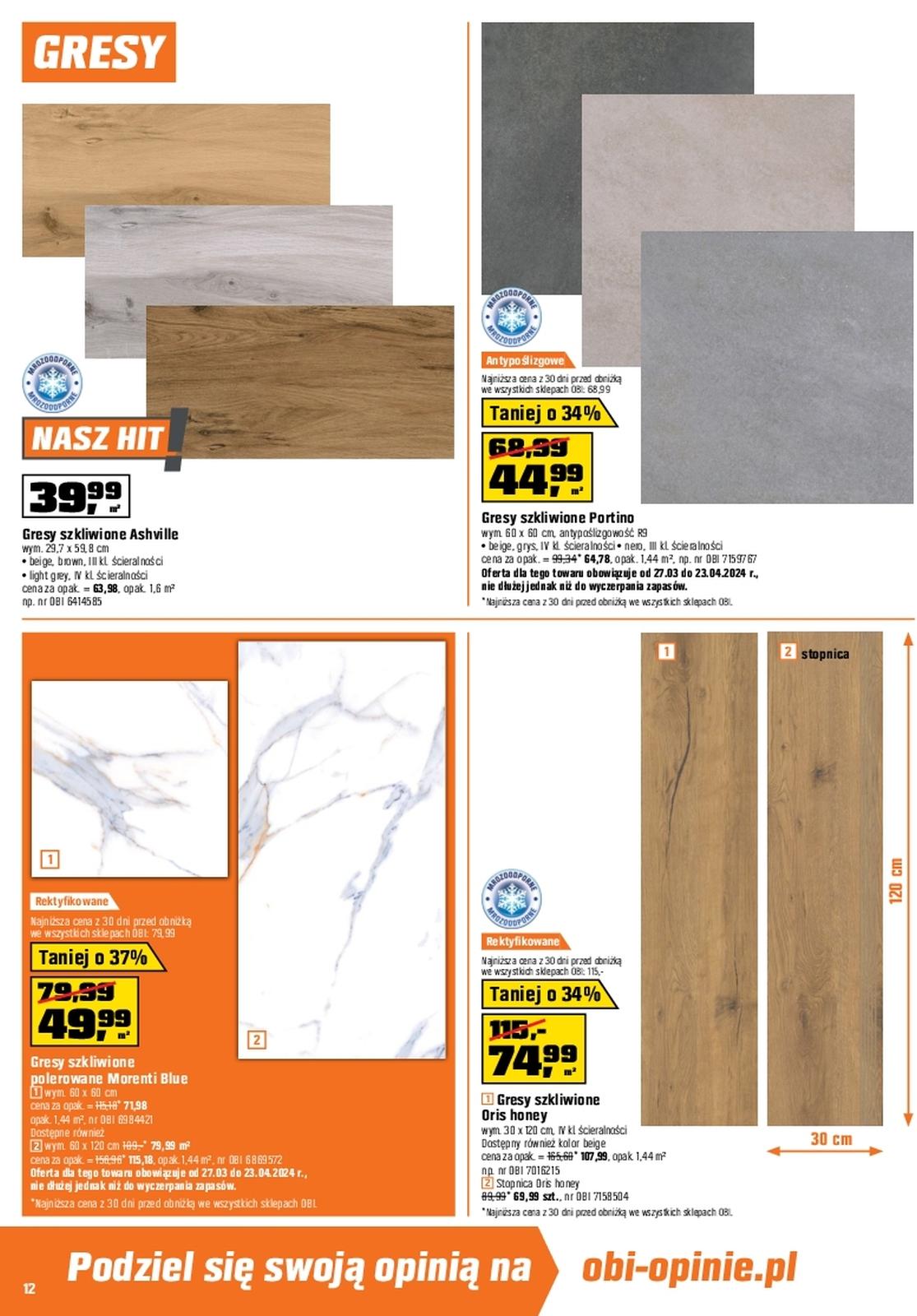 Gazetka promocyjna OBI str. 12