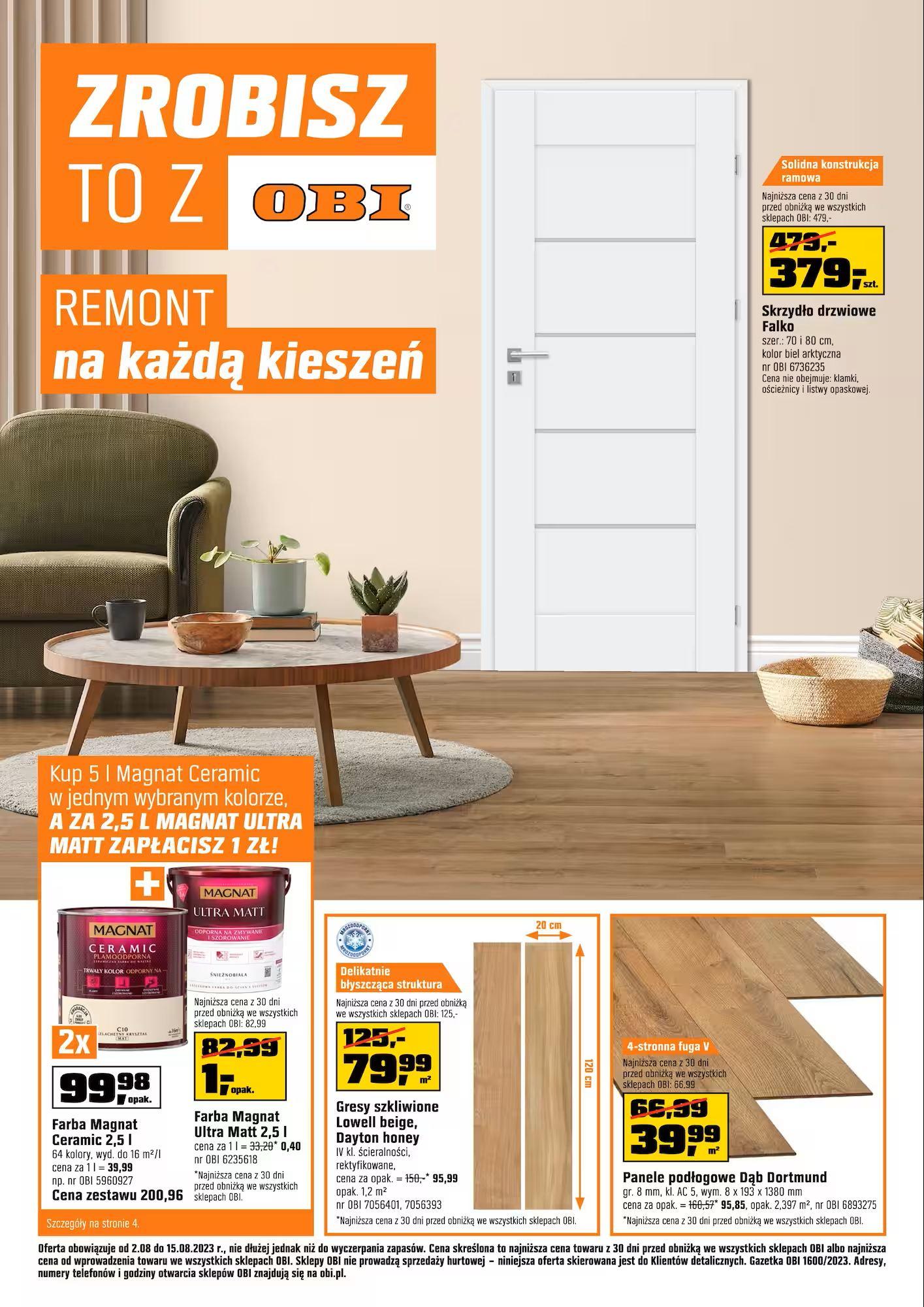 Gazetka promocyjna OBI str. 1