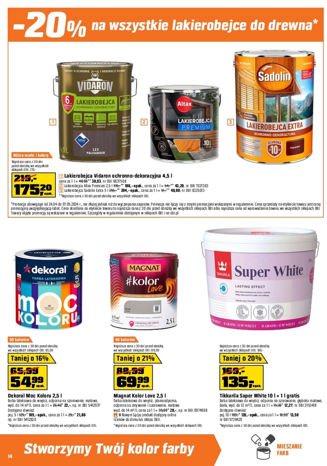 Gazetka promocyjna OBI str. 14