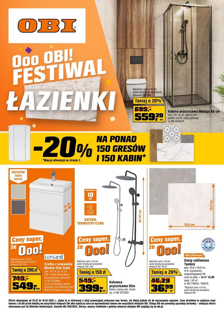 Gazetka promocyjna OBI str. 1