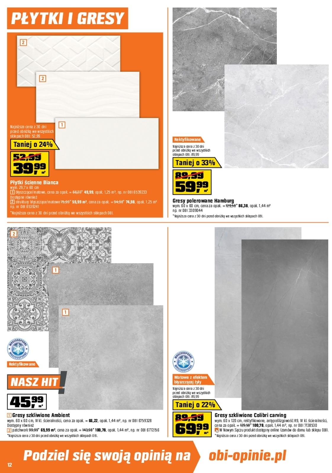 Gazetka promocyjna OBI str. 12