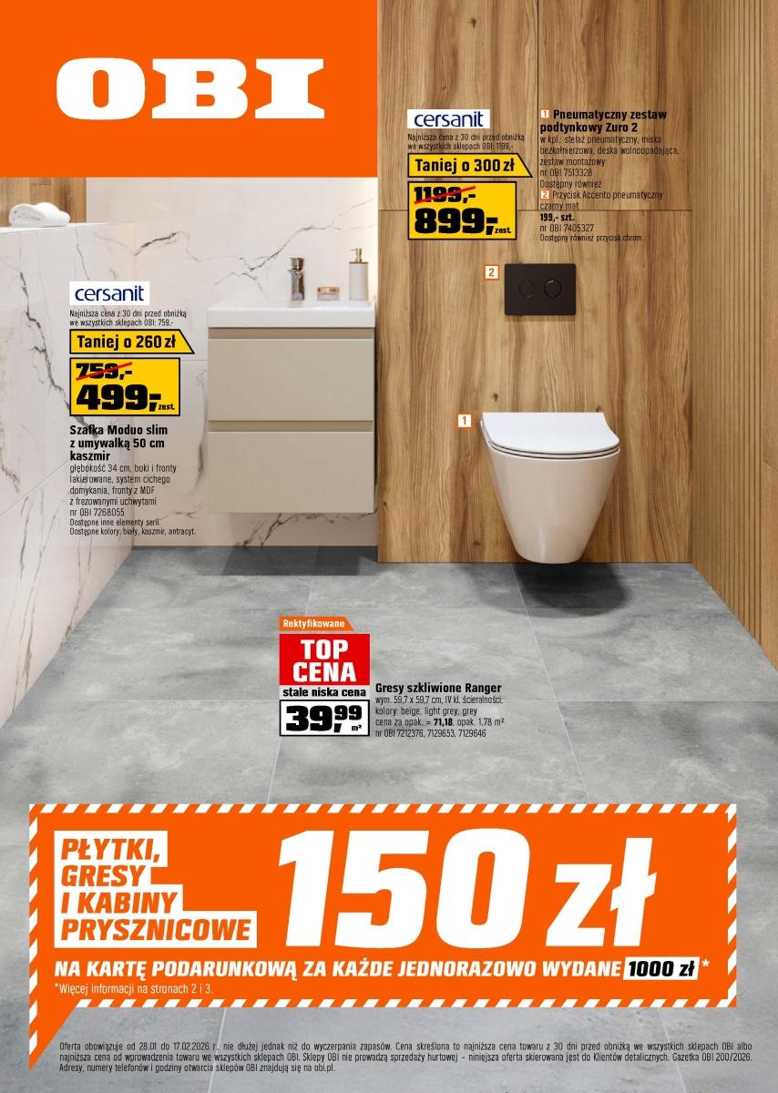 Gazetka promocyjna OBI str. 1