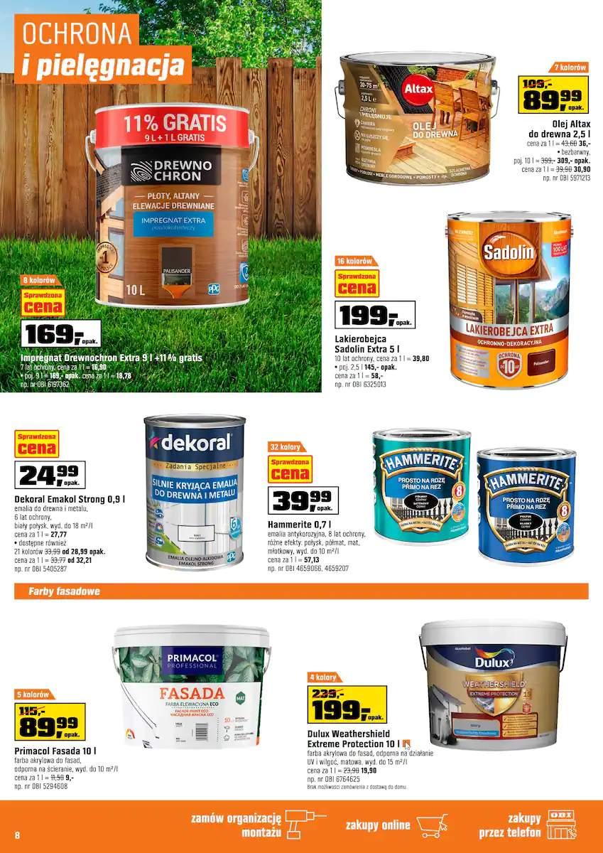 Gazetka promocyjna OBI str. 8