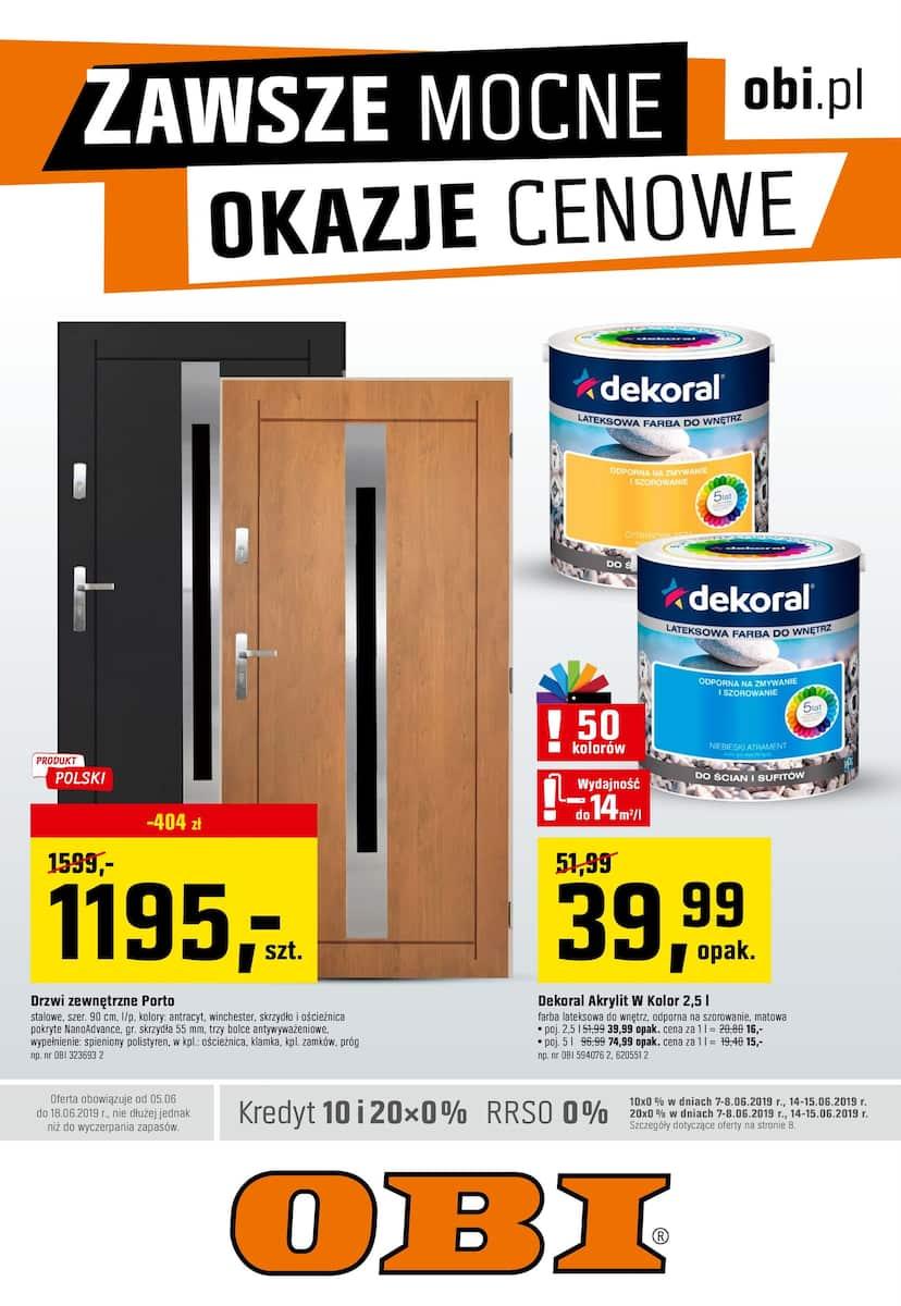 Gazetka promocyjna OBI str. 1