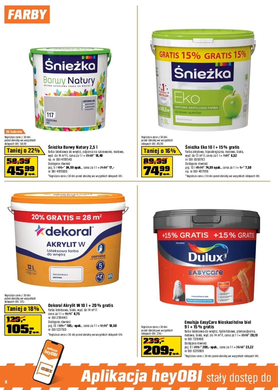 Gazetka promocyjna OBI str. 8