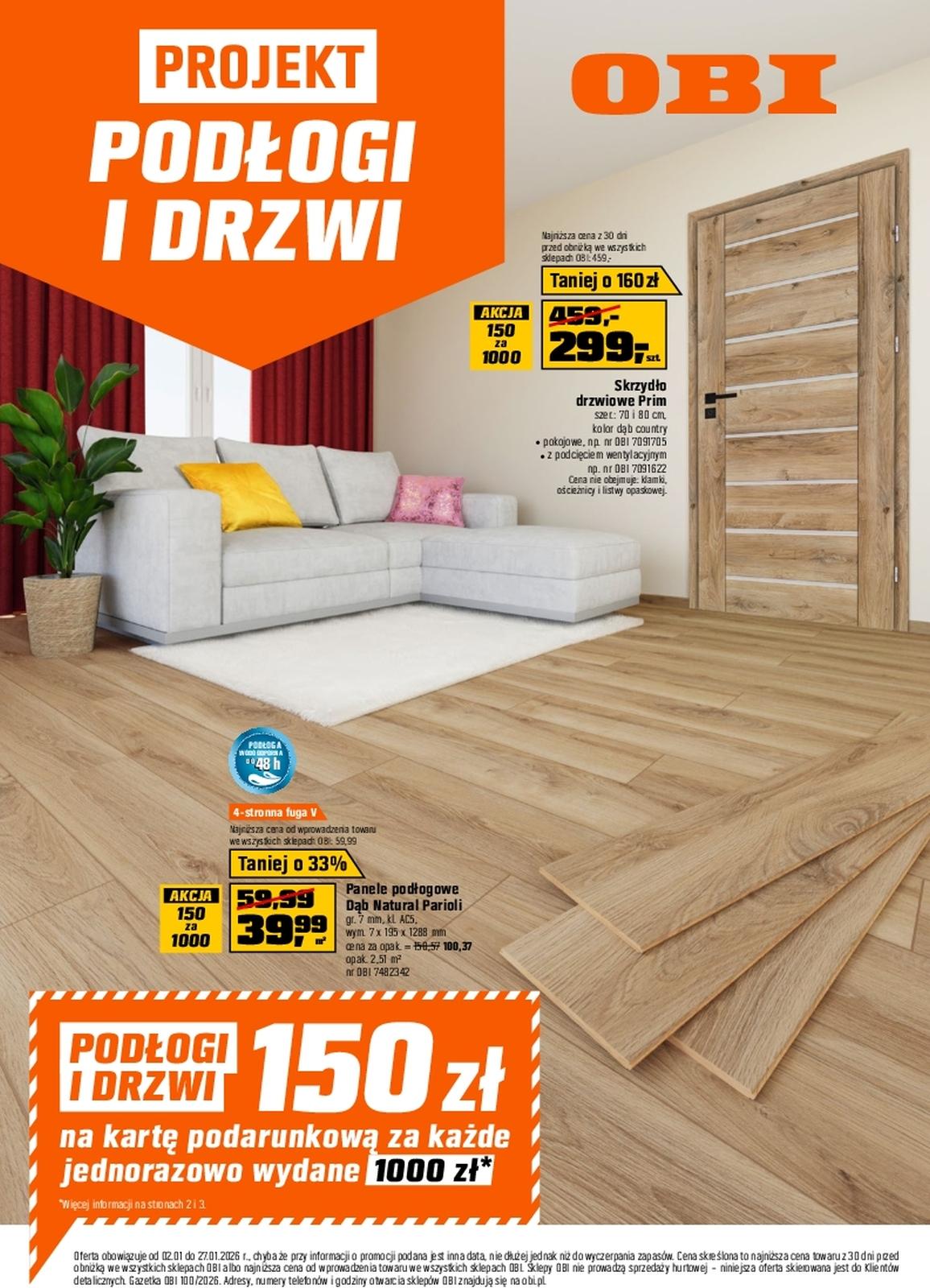 Gazetka promocyjna OBI str. 1