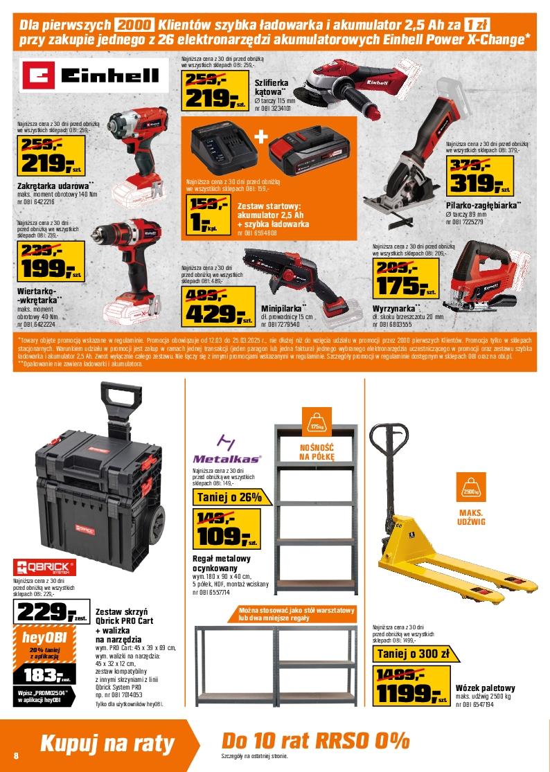 Gazetka promocyjna OBI str. 8