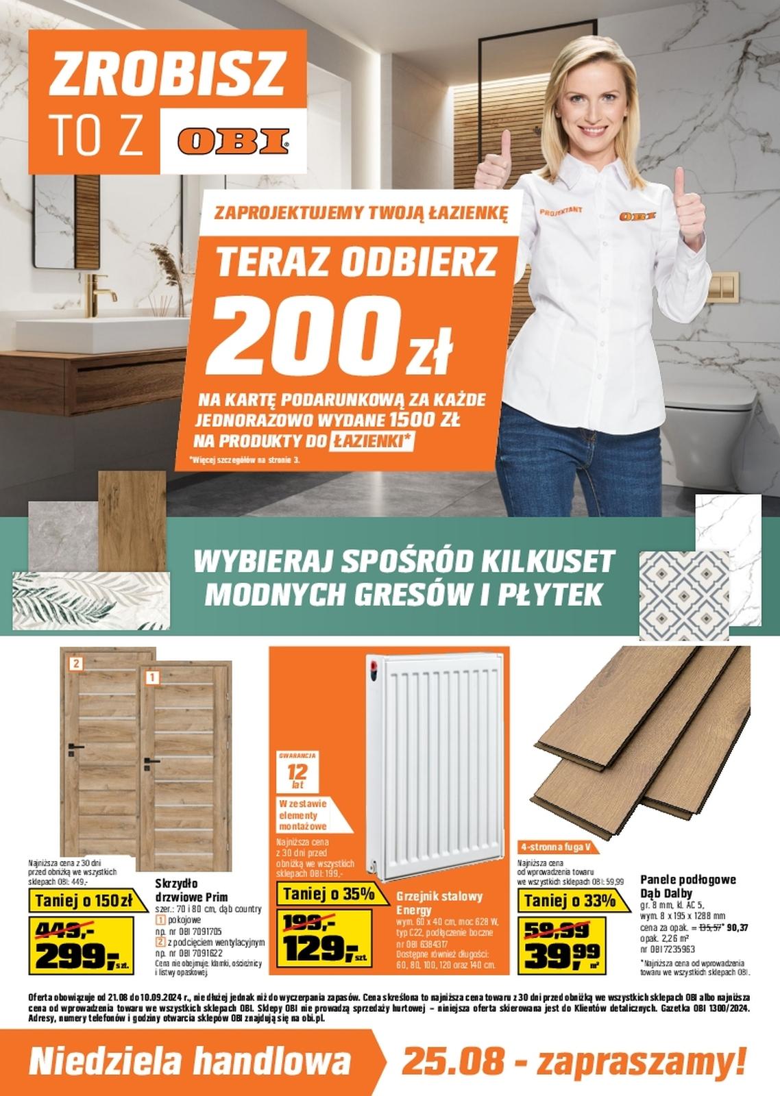 Gazetka promocyjna OBI str. 1