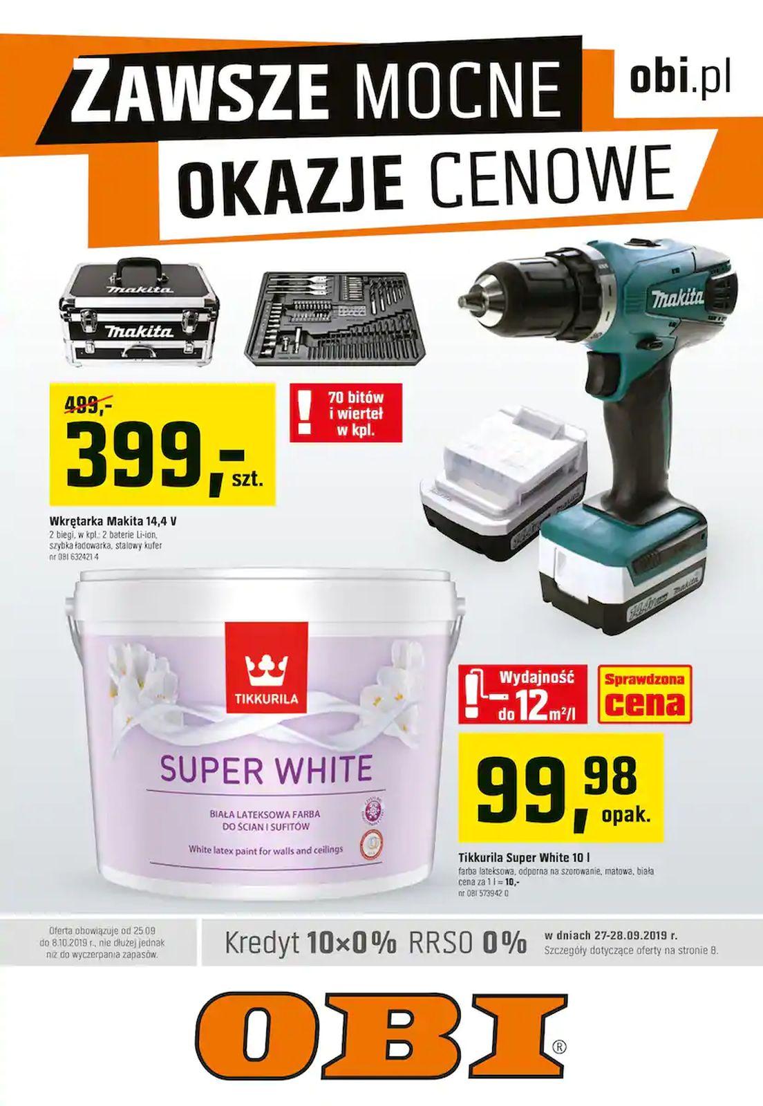 Gazetka promocyjna OBI str. 1