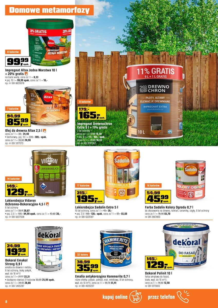 Gazetka promocyjna OBI str. 8