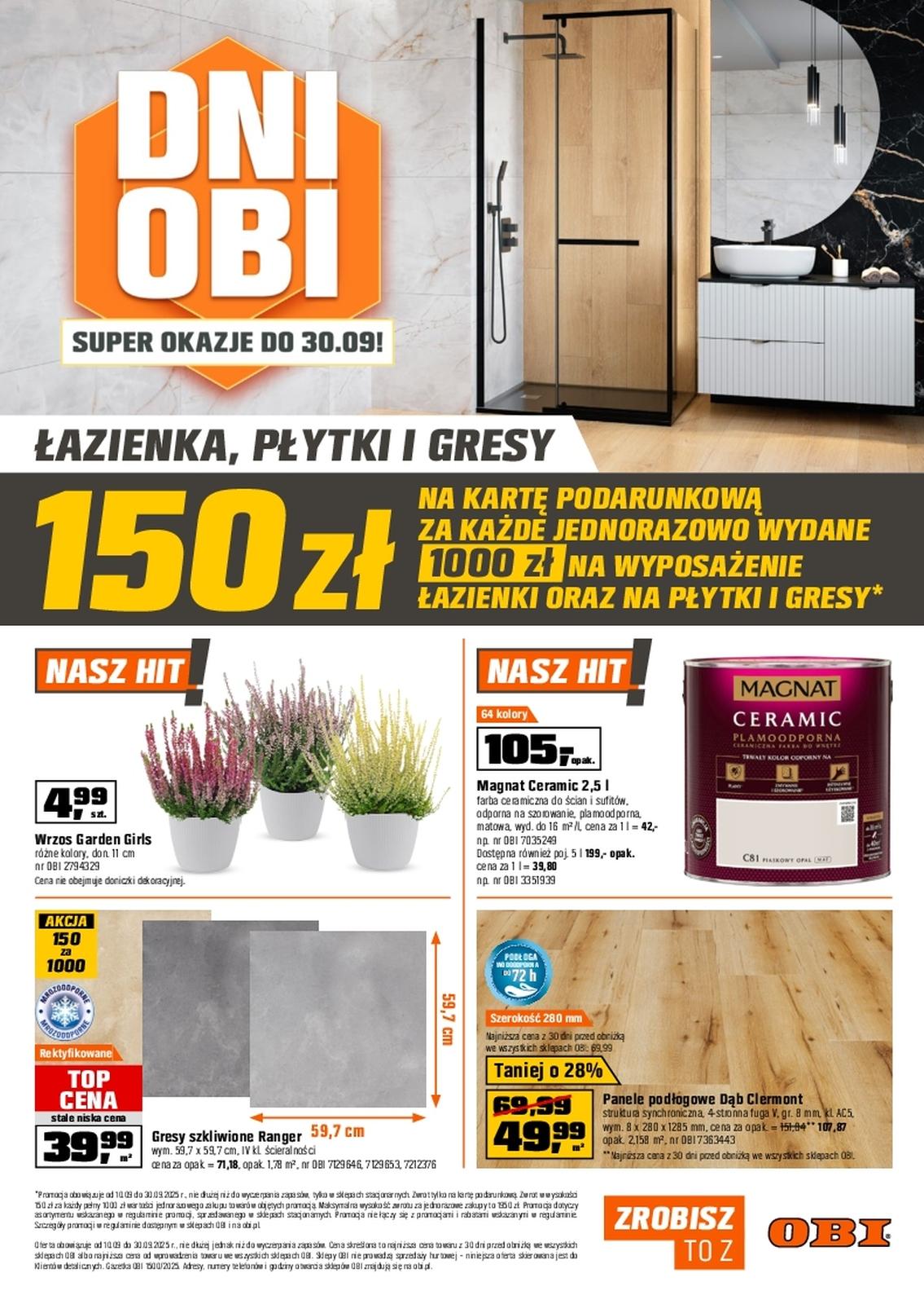 Gazetka promocyjna OBI str. 1