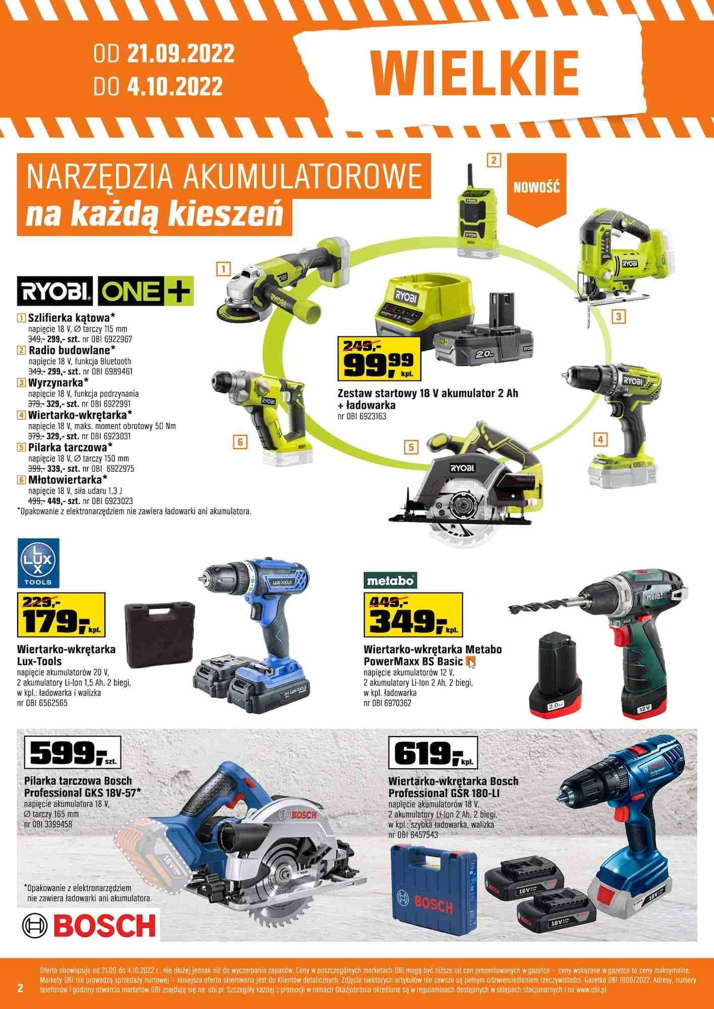 Gazetka promocyjna OBI str. 2