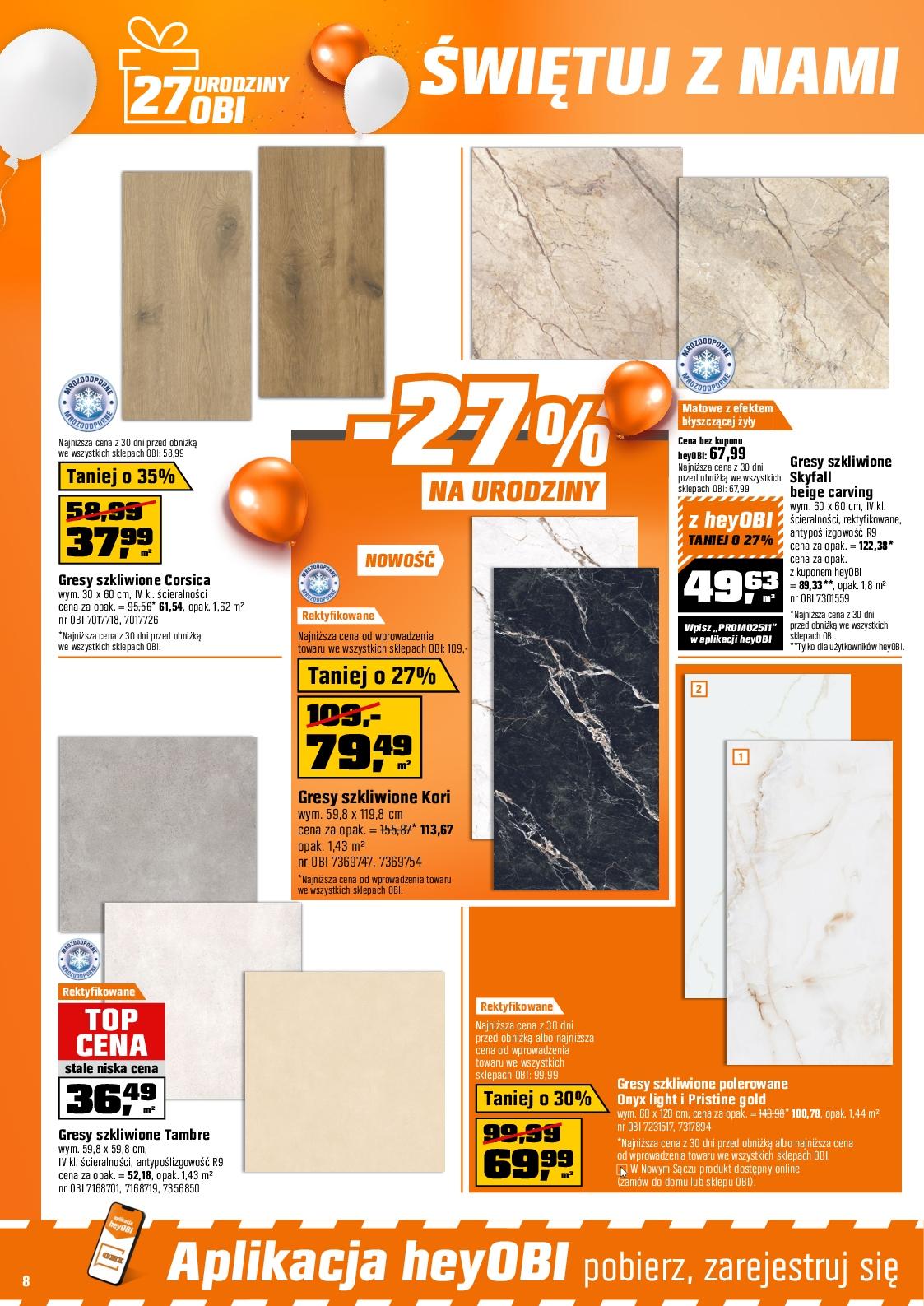 Gazetka promocyjna OBI str. 8