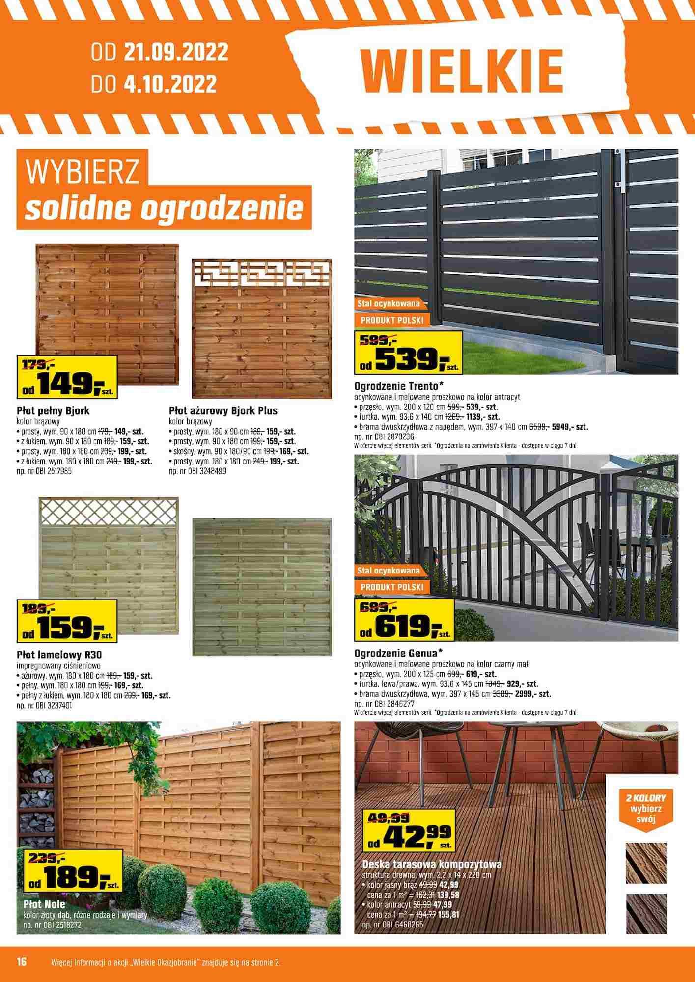 Gazetka promocyjna OBI str. 16